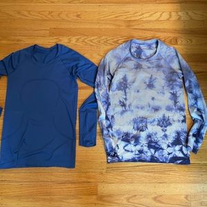 2 lululemon Swiftly Tech Long Sleeve Shirts
